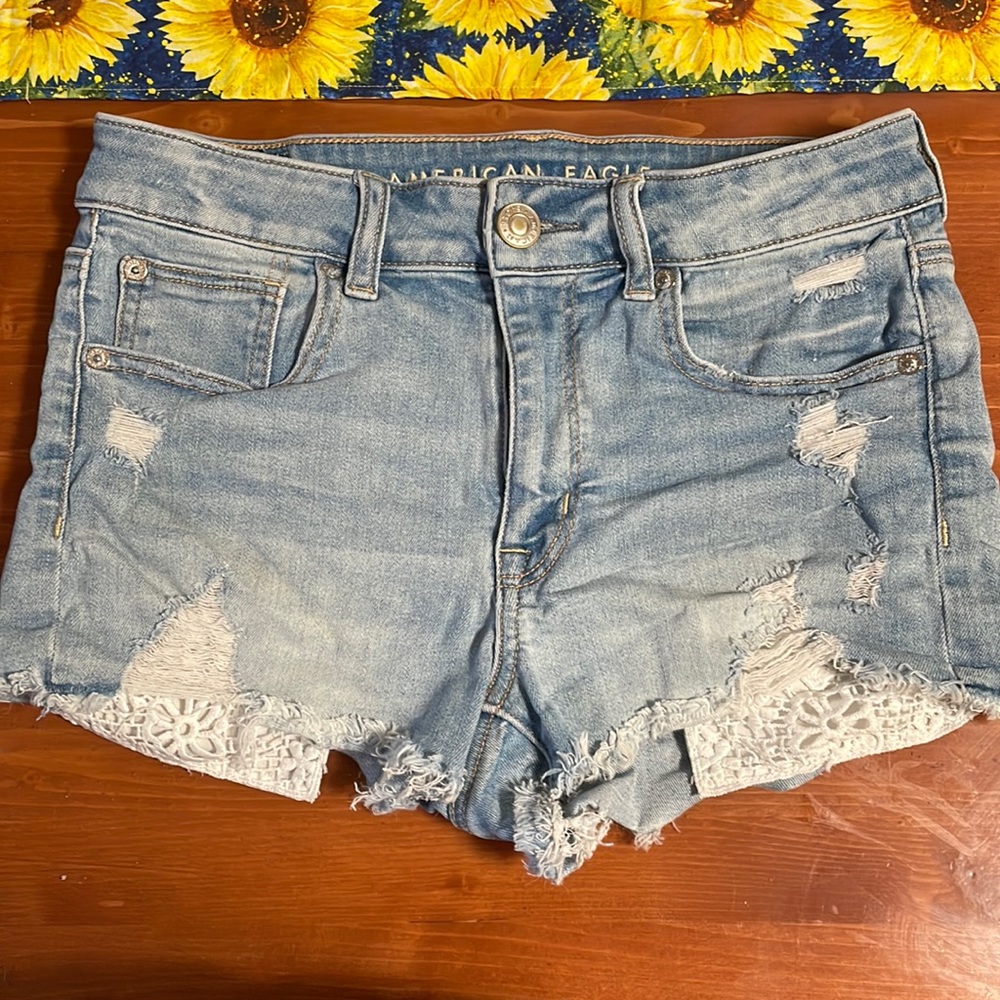 American eagle jean shorts